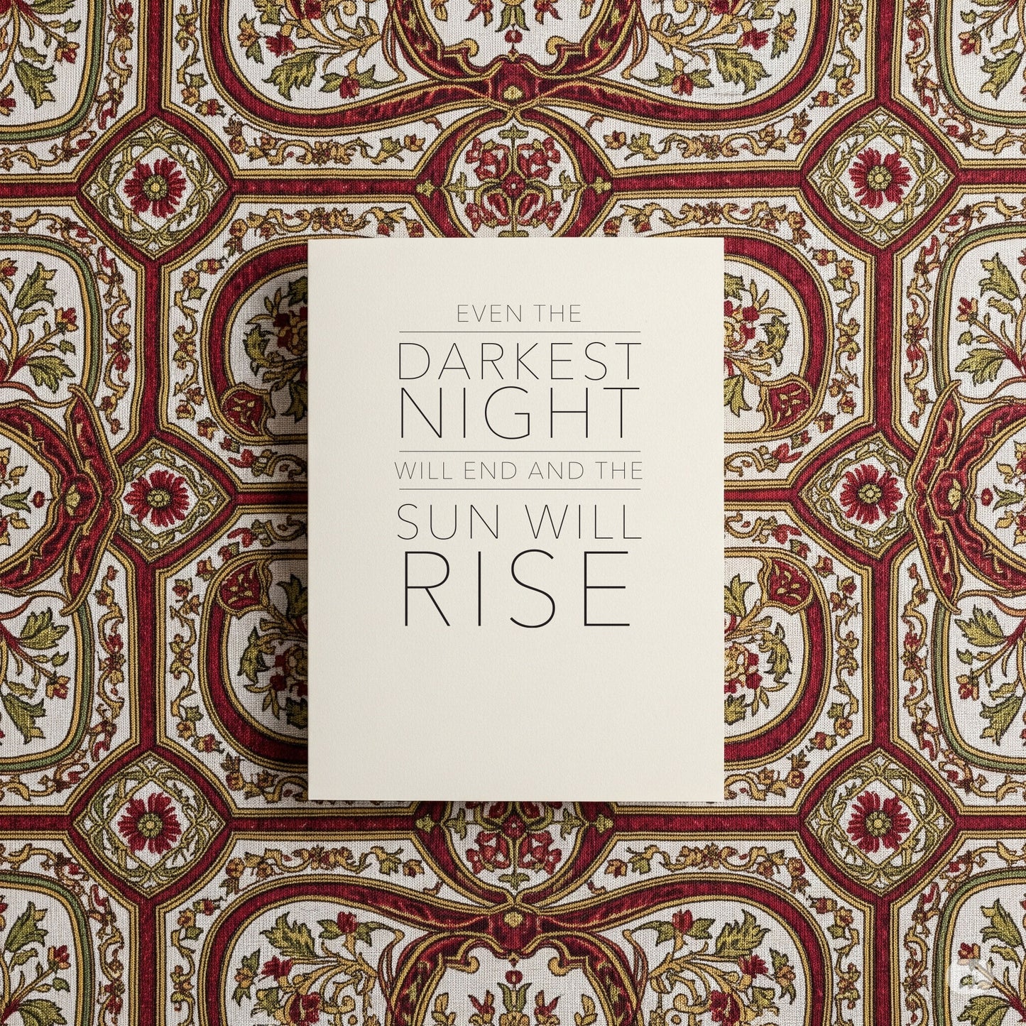 Sun Will Rise - Blank Card